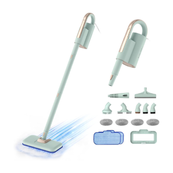 Newbealer 1200W Steam Mop – Handheld, Adjustable, Multi-Surface Cleaner