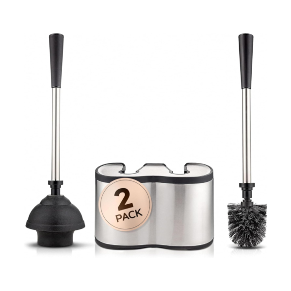 Toilet Brush & Plunger Set