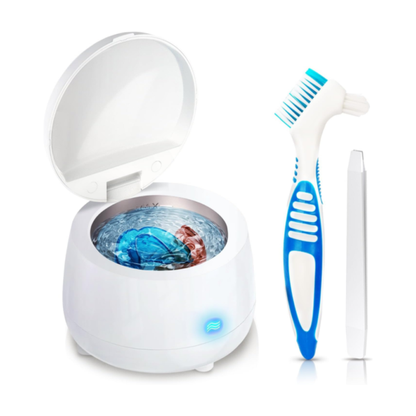 43kHz Ultrasonic Retainer Cleaner – for Dentures, Aligners & Mouthguards.