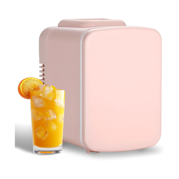 4L Mini Fridge – Portable Cooler & Warmer for Skincare, Drinks & Food