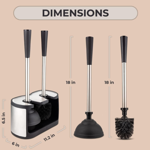 Toilet Brush & Plunger Set - Image 2