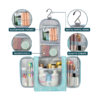 Water Resistant Makeup Bag for Accessories Toiletries - Image 3