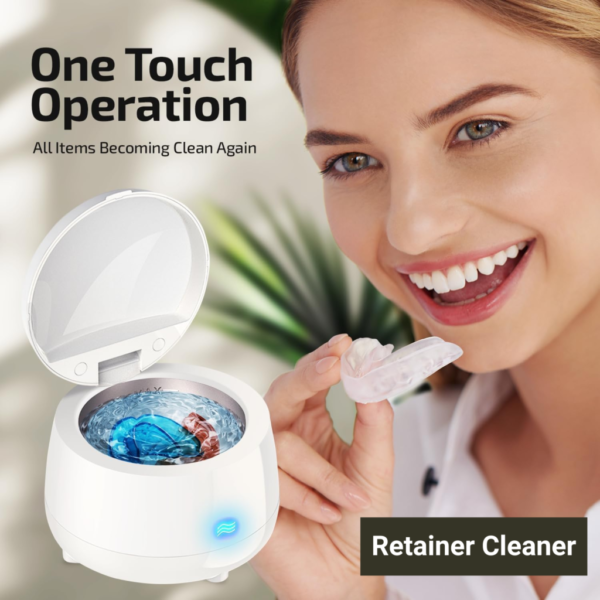 43kHz Ultrasonic Retainer Cleaner – for Dentures, Aligners & Mouthguards. - Image 4