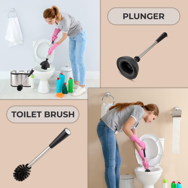 Toilet Brush & Plunger Set - Image 5