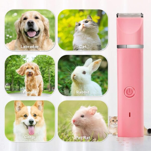 Rechargeable Low-Noise Dog Paw Trimmer - Image 6