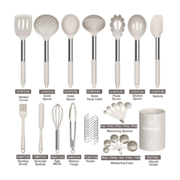 Silicone Kitchen Utensils Set - Image 2