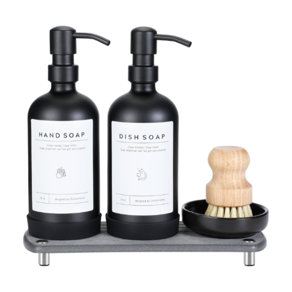 Luxury Kitchen Soap Dispenser Set